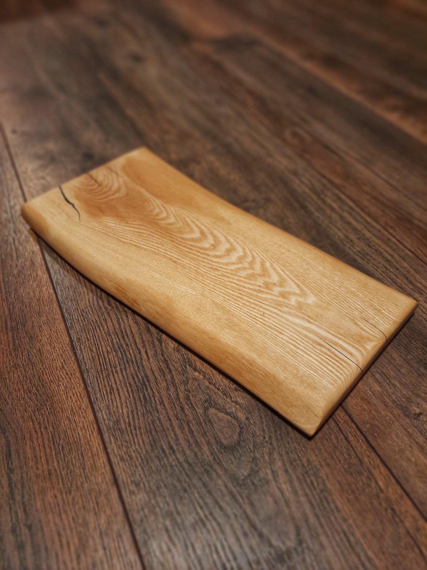Ash with black epoxy chopping board