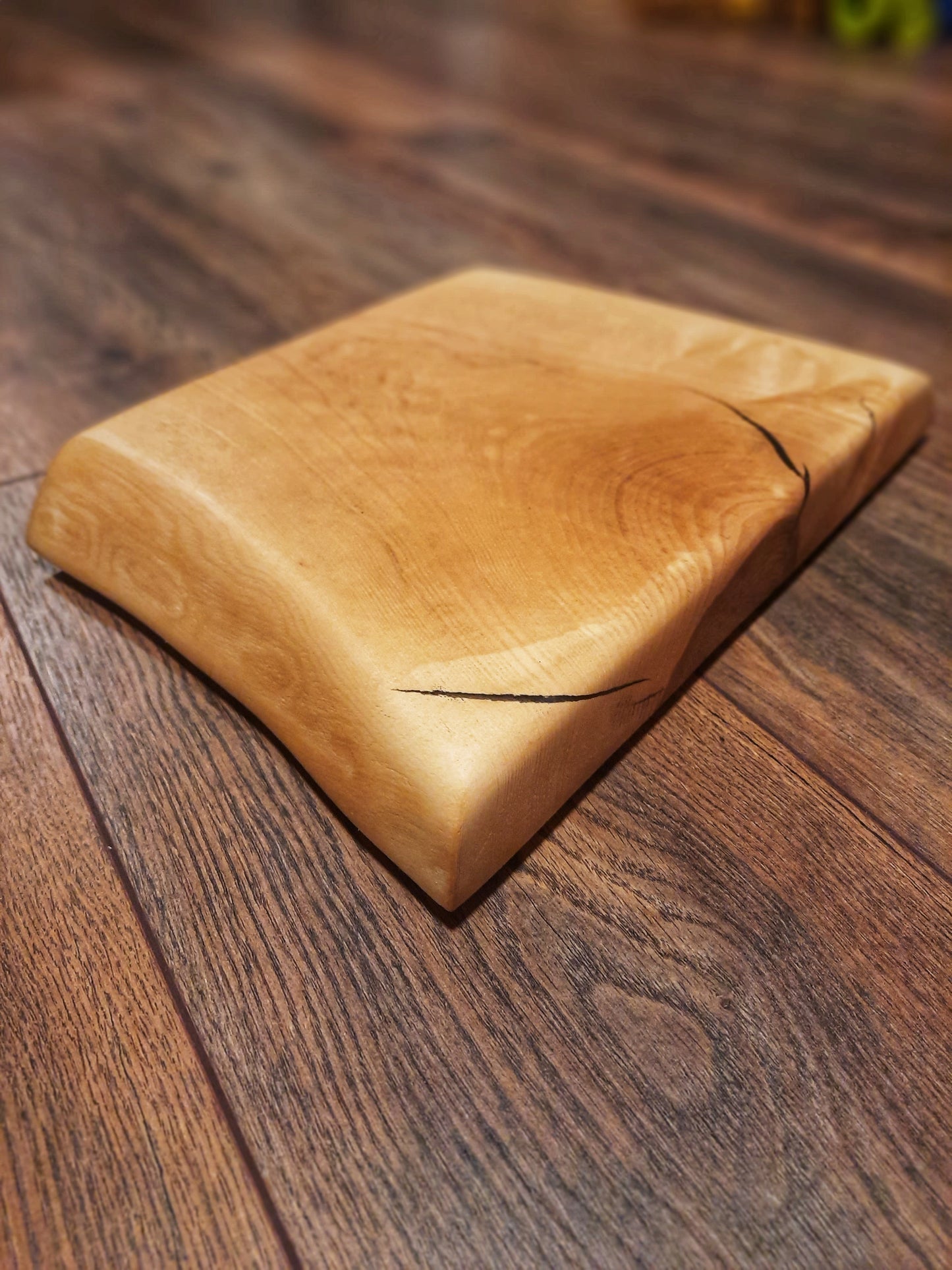 Ash with black epoxy chopping board