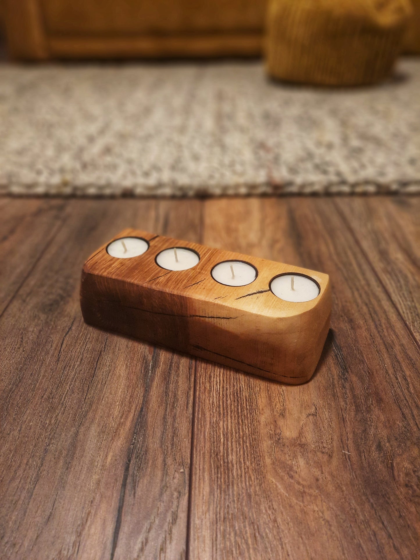 Ash tea light holder