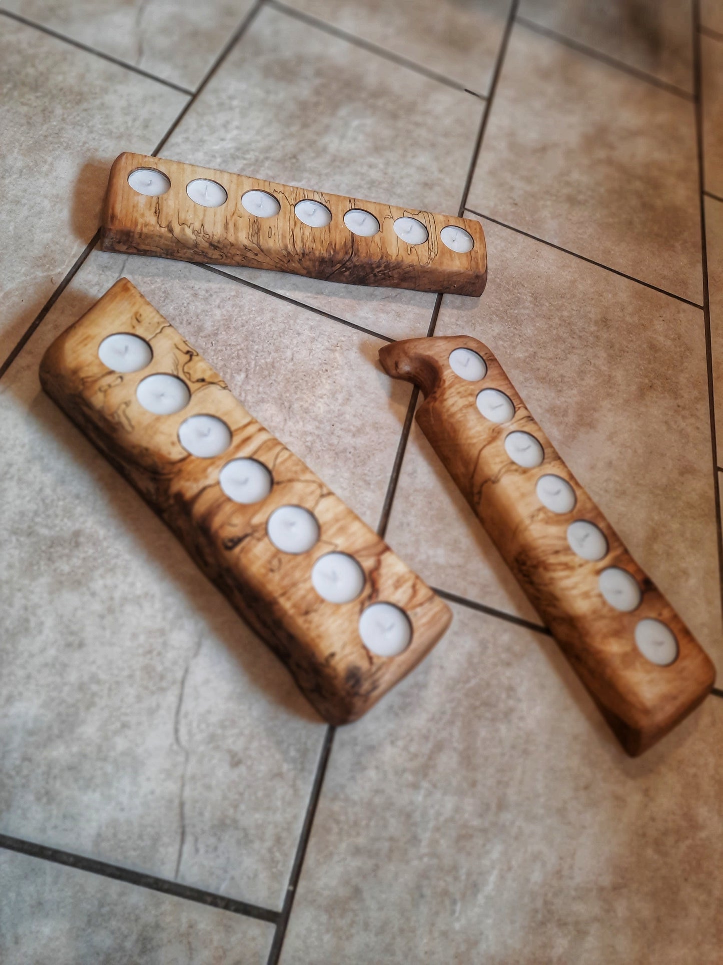 Sycamore 7 tealight holder