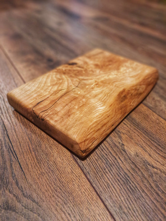 Cherry with black epoxy chopping board