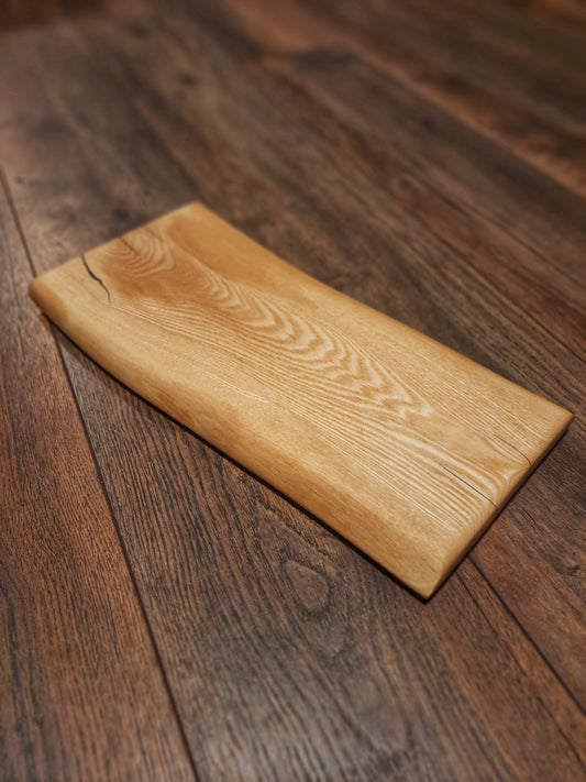 Ash with black epoxy chopping board
