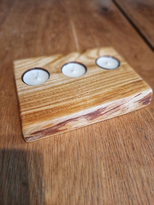 Cherry "3" tealight holder