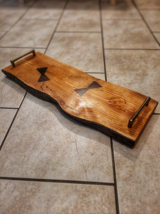 Rustic serving tray