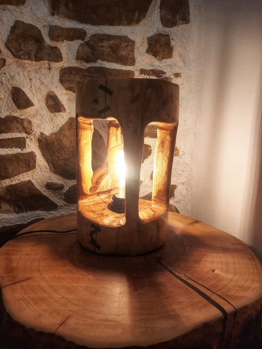 Tree Stump lamp