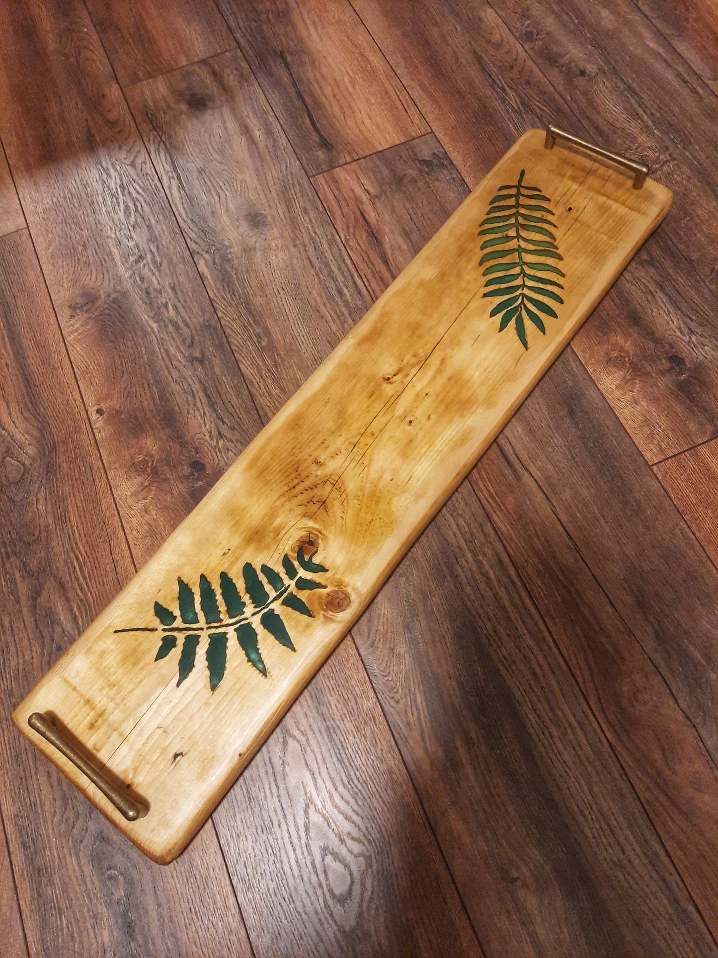 Charcuterie leaf serving tray