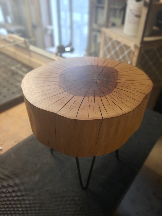 Round Ash Hardwood Table