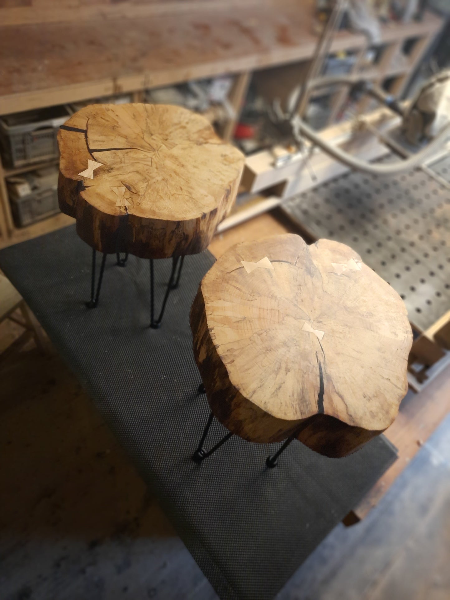 Spalted Beech Side Tables