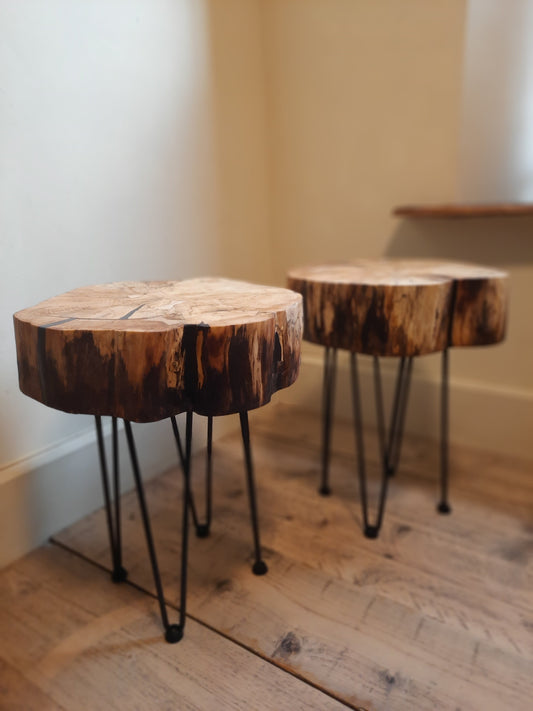 Spalted Beech Side Tables