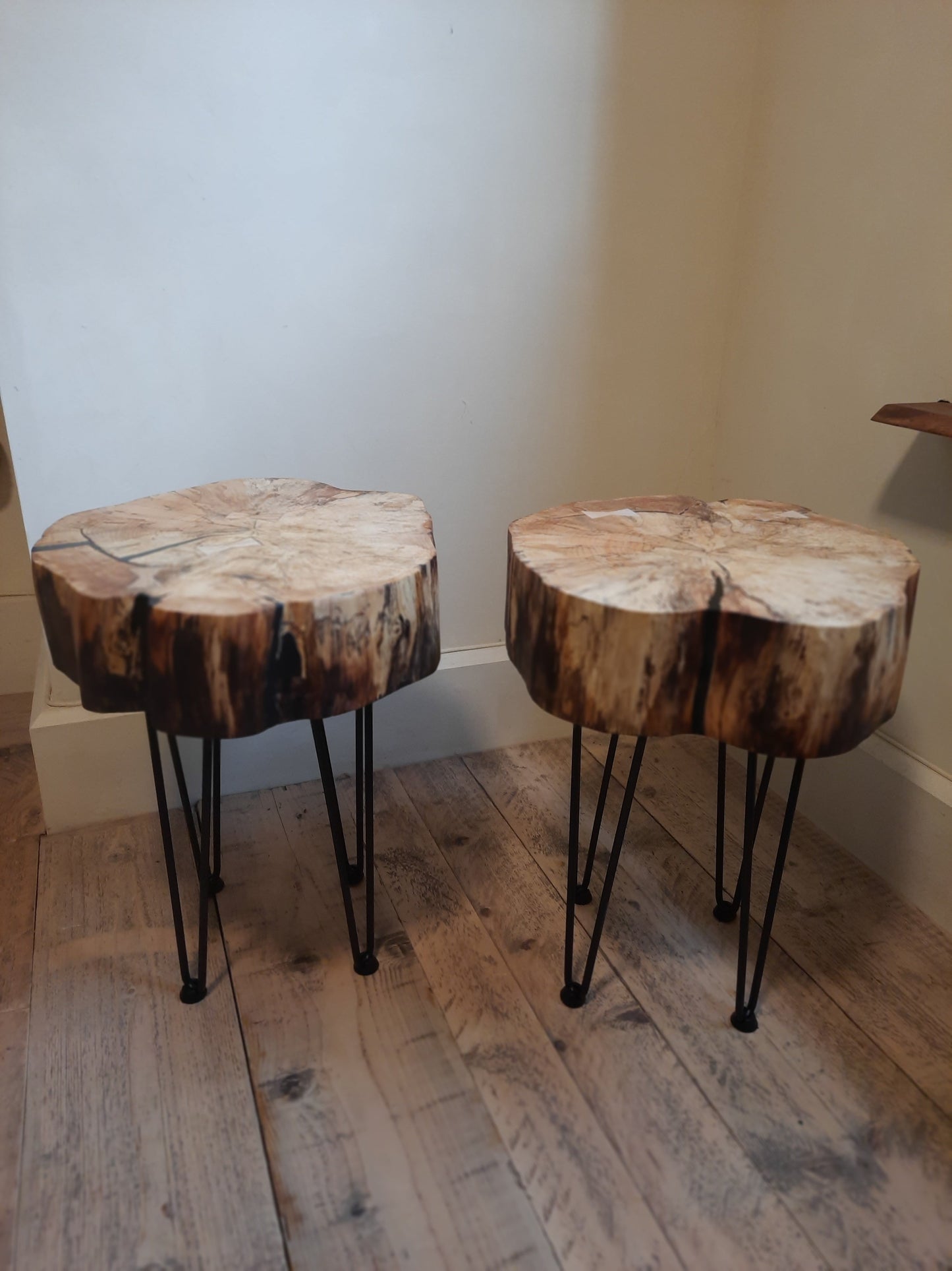 Spalted Beech Side Tables