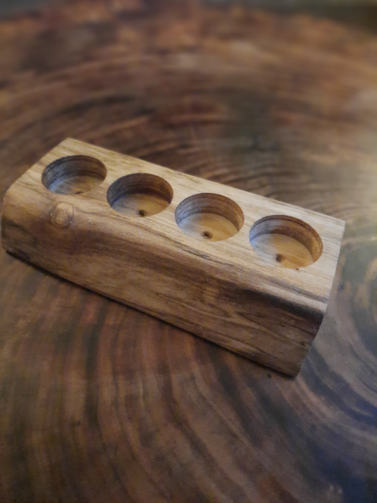 Four light grain tea light holder