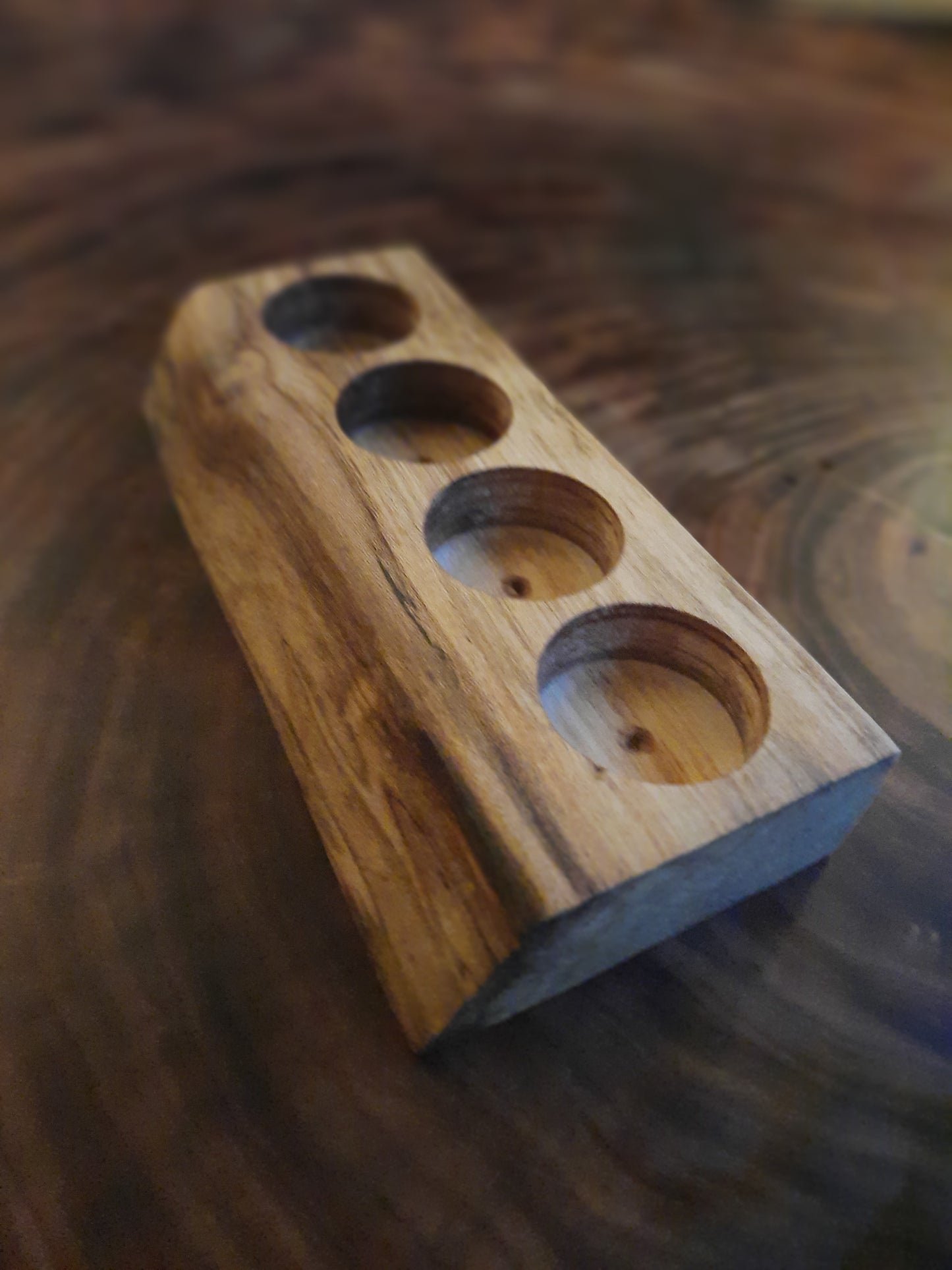 Four light grain tea light holder