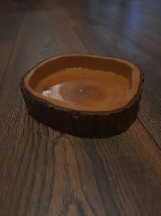 Trinket box wood round